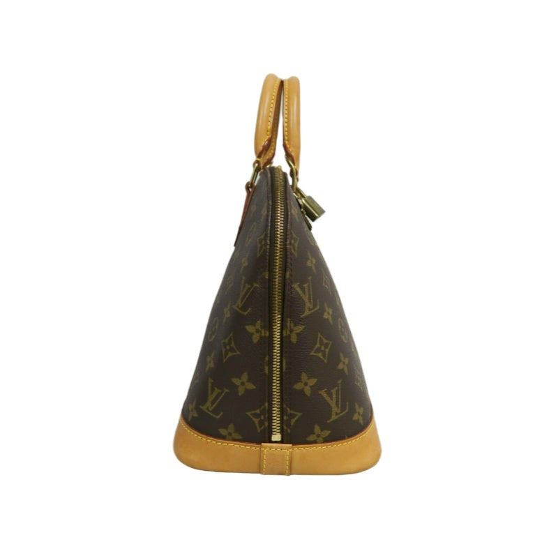 LOUIS VUITTON Monogram Alma PM Handbag  Brown Padlock・two keys