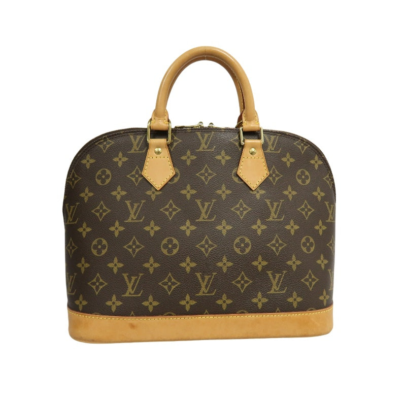 LOUIS VUITTON Monogram Alma PM Handbag  Brown Padlock・two keys