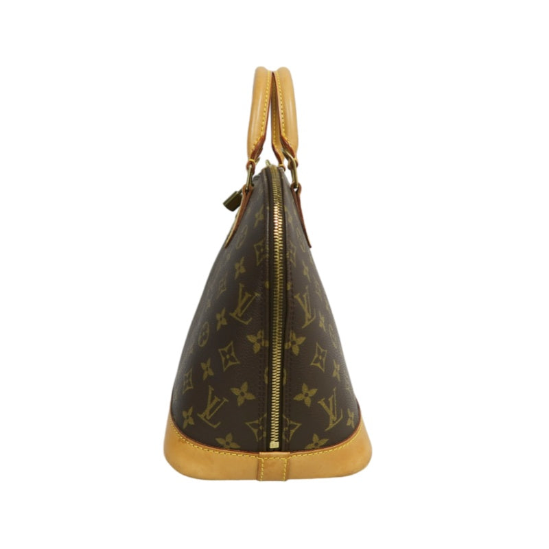 LOUIS VUITTON Monogram Alma PM Handbag  Brown Padlock・two keys