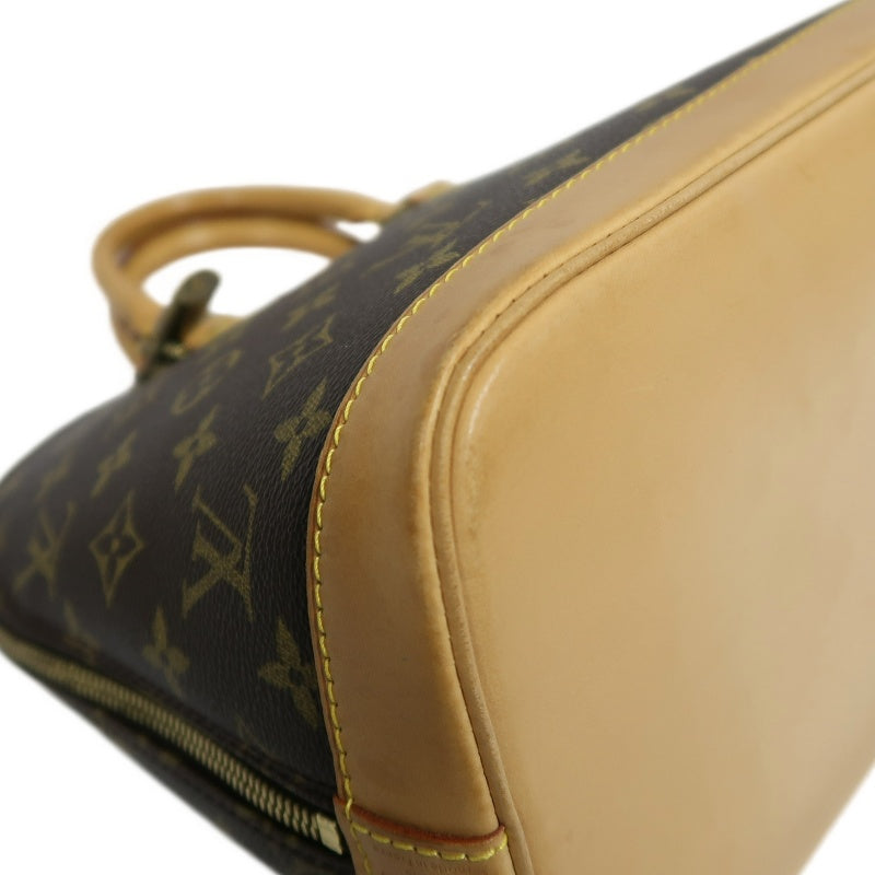 LOUIS VUITTON Monogram Alma PM Handbag  Brown Padlock・two keys