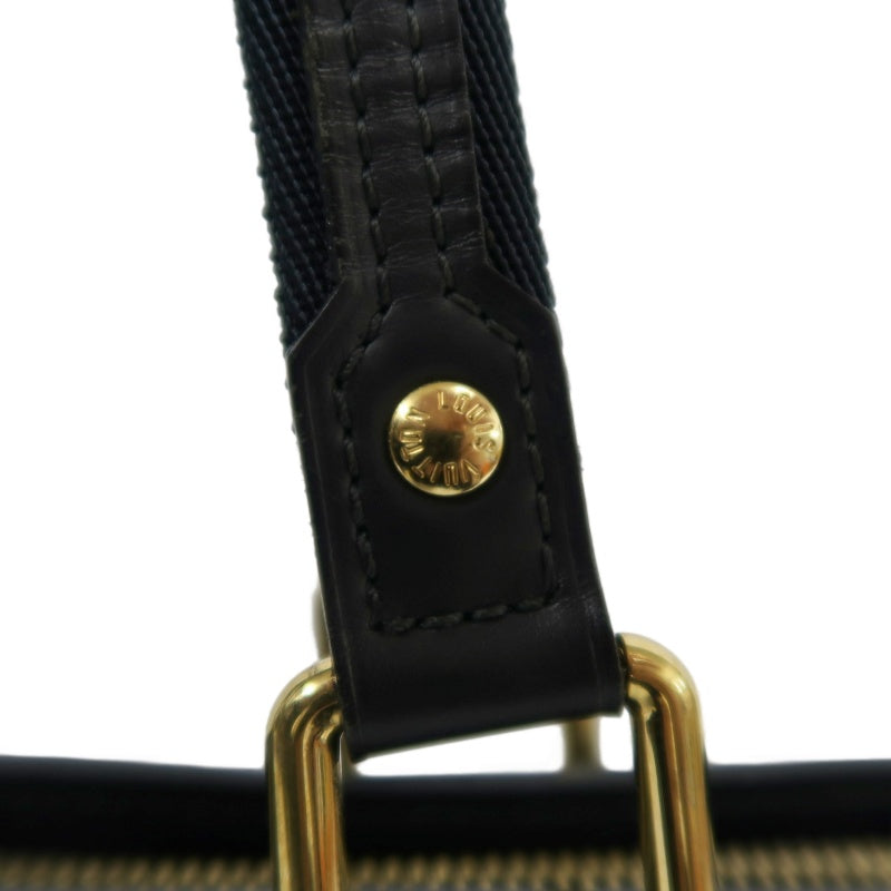 LOUIS VUITTON Monogram Mini Lucille PM Handbag Canvas Blue Grey Name Tag