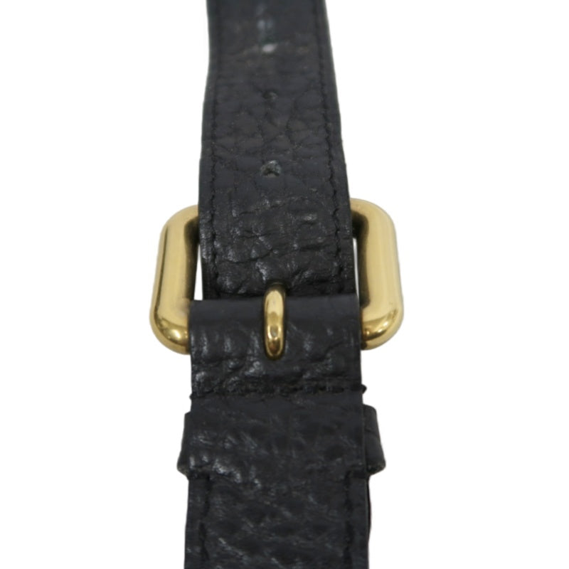 LOUIS VUITTON Monogram Denim Neo Cabby PM Handbag 2way with Shoulder Strap Denim Black Grey Gold Hardware