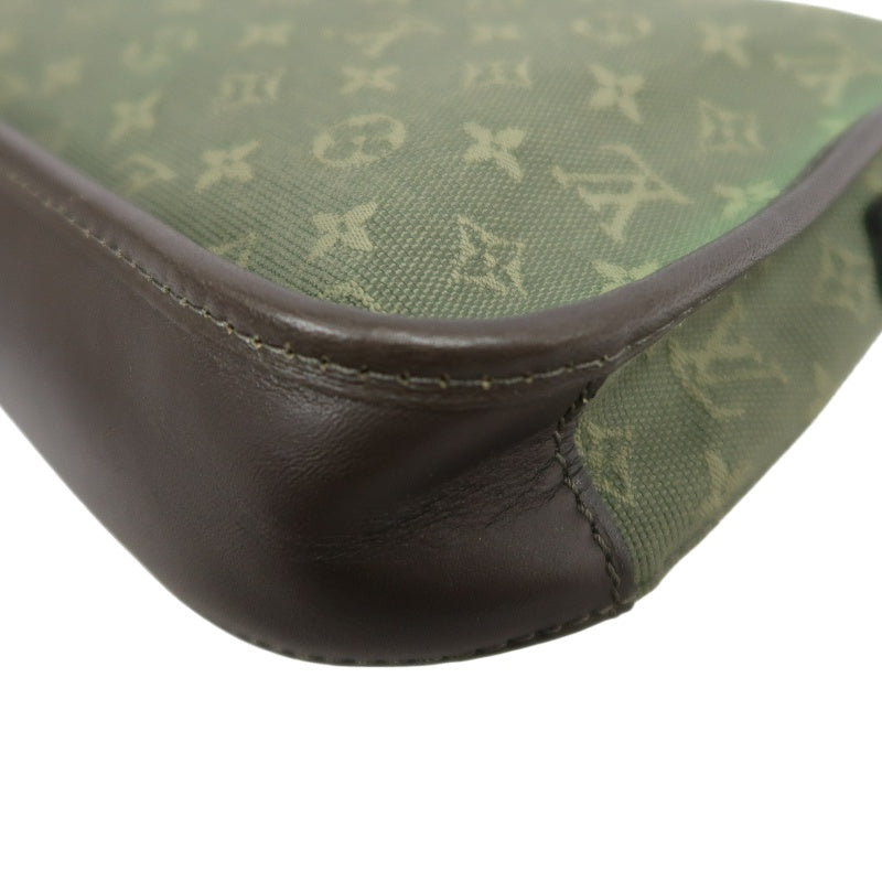 LOUIS VUITTON Monogram Mini Marjorie Shoulder Bag Canvas Green Brown Gold Hardware