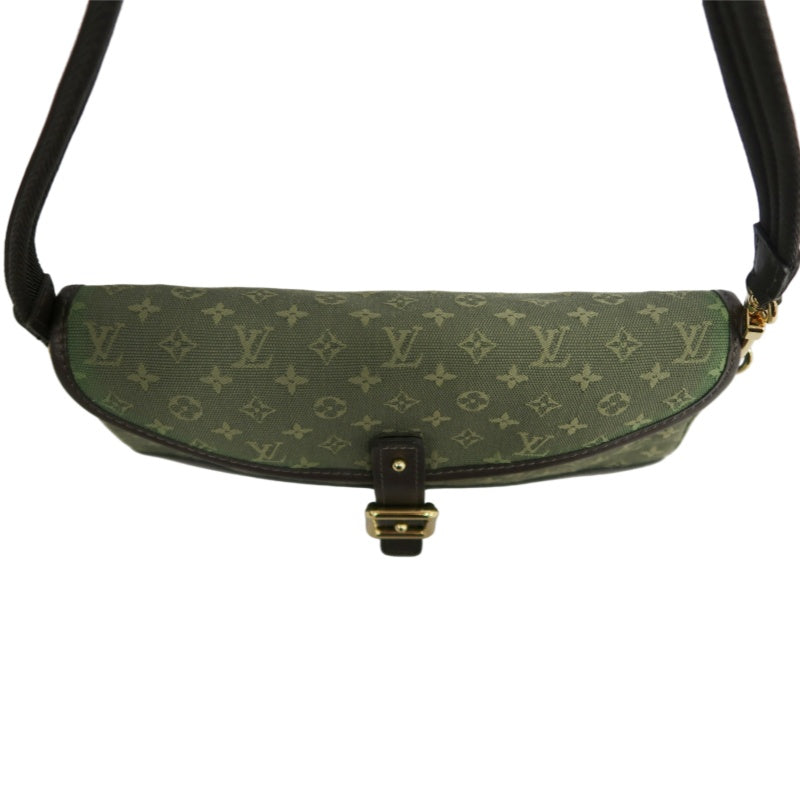 LOUIS VUITTON Monogram Mini Marjorie Shoulder Bag Canvas Green Brown Gold Hardware