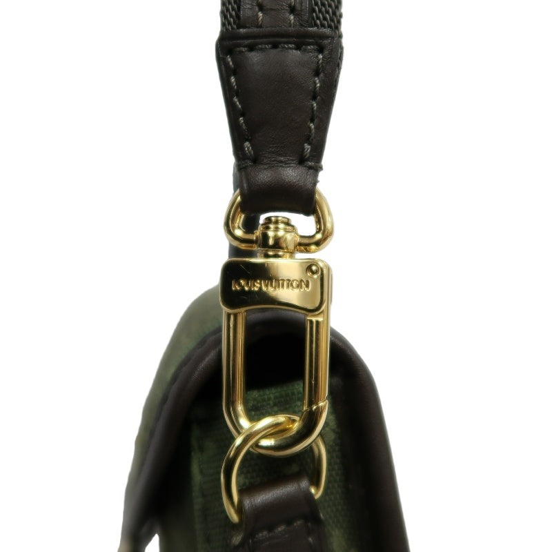 LOUIS VUITTON Monogram Mini Marjorie Shoulder Bag Canvas Green Brown Gold Hardware