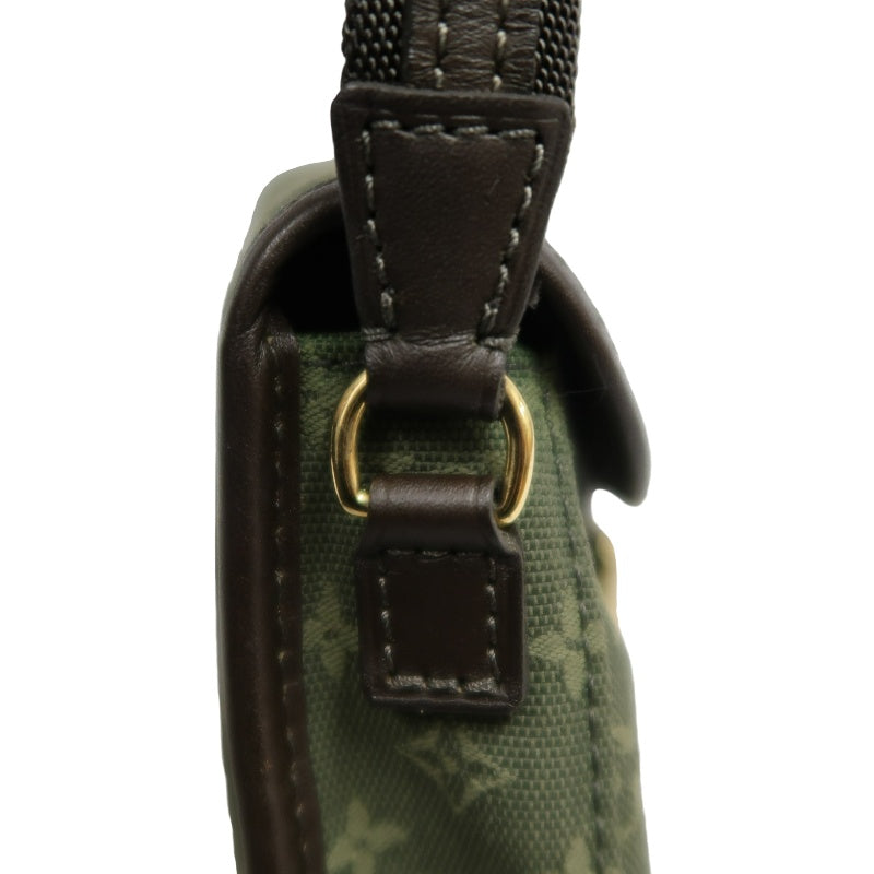 LOUIS VUITTON Monogram Mini Marjorie Shoulder Bag Canvas Green Brown Gold Hardware