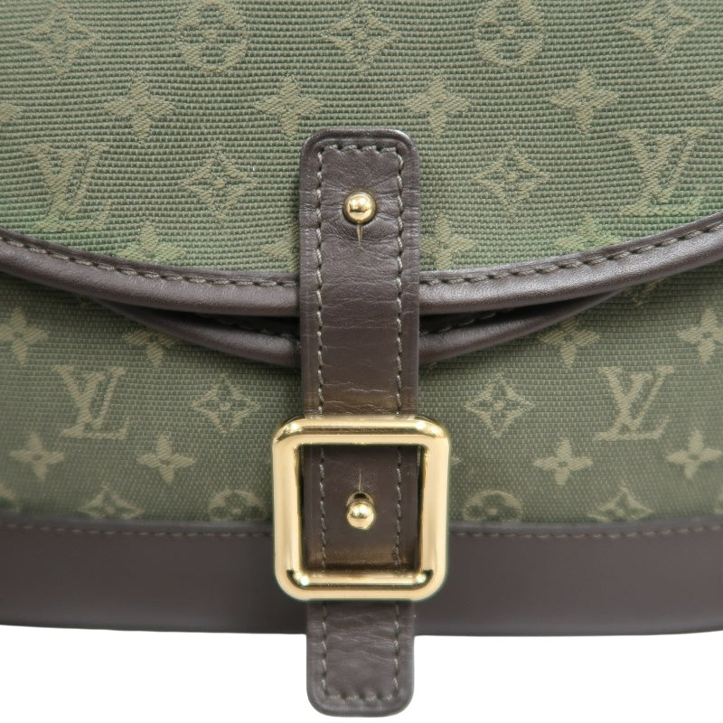 LOUIS VUITTON Monogram Mini Marjorie Shoulder Bag Canvas Green Brown Gold Hardware