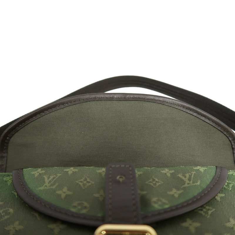 LOUIS VUITTON Monogram Mini Marjorie Shoulder Bag Canvas Green Brown Gold Hardware