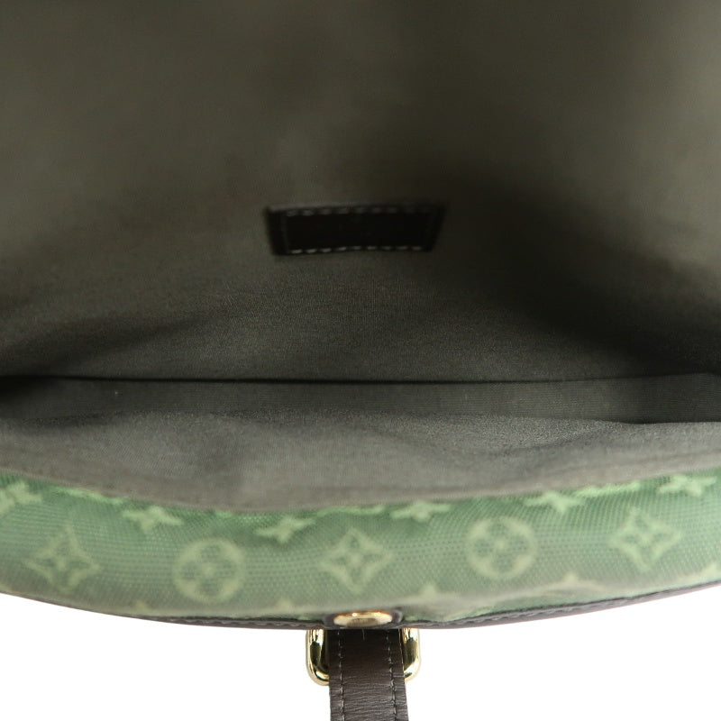 LOUIS VUITTON Monogram Mini Marjorie Shoulder Bag Canvas Green Brown Gold Hardware