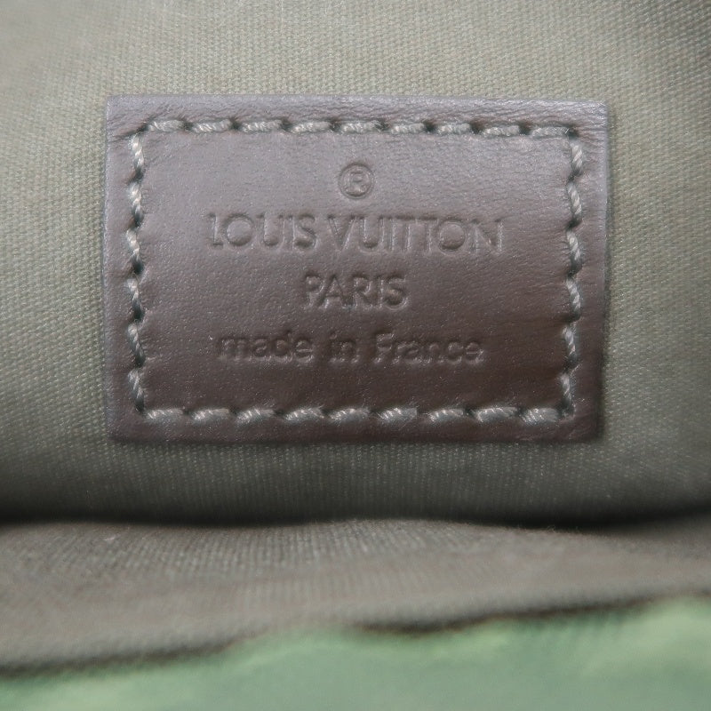 LOUIS VUITTON Monogram Mini Marjorie Shoulder Bag Canvas Green Brown Gold Hardware