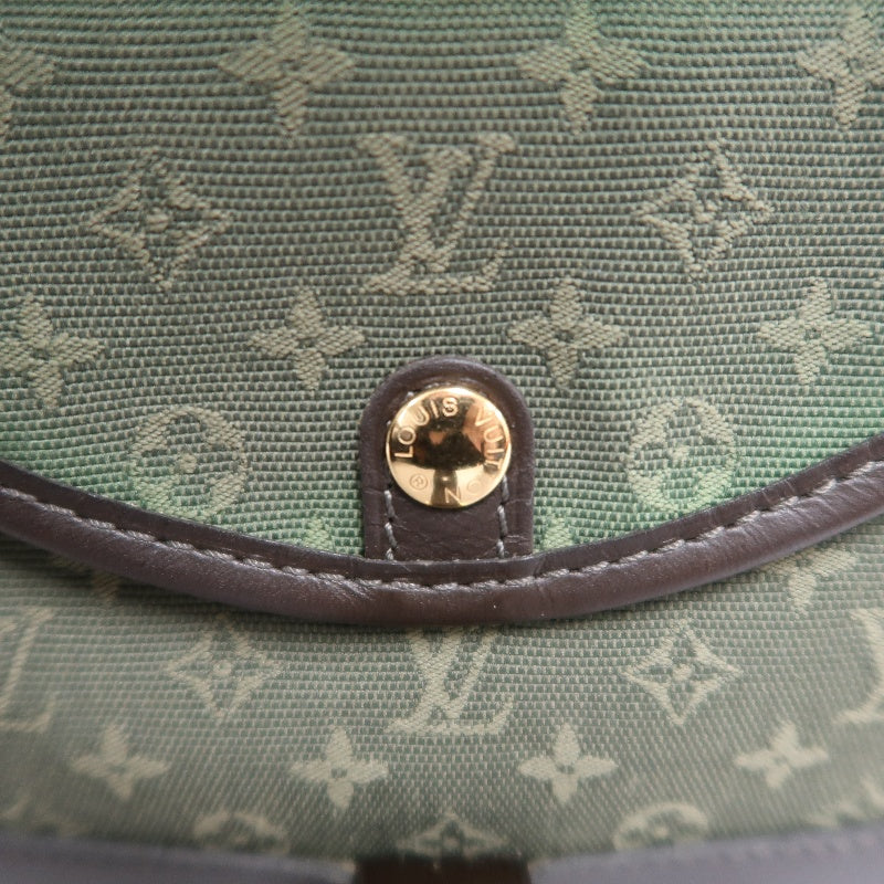 LOUIS VUITTON Monogram Mini Marjorie Shoulder Bag Canvas Green Brown Gold Hardware