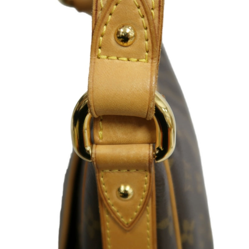 LOUIS VUITTON Monogram Tulum PM Shoulder Bag Brown  Gold Hardware