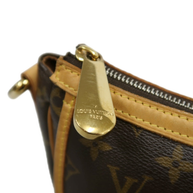 LOUIS VUITTON Monogram Tulum PM Shoulder Bag Brown  Gold Hardware