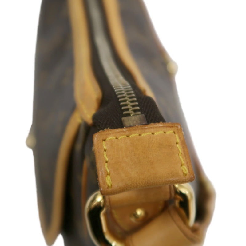 LOUIS VUITTON Monogram Tulum PM Shoulder Bag Brown  Gold Hardware