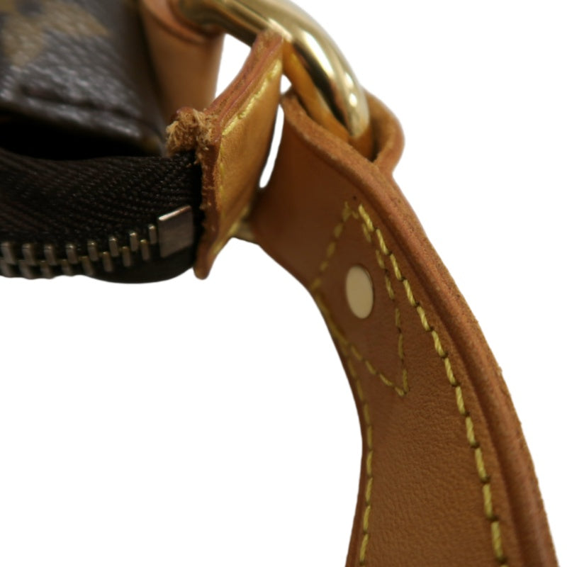 LOUIS VUITTON Monogram Tulum PM Shoulder Bag Brown  Gold Hardware