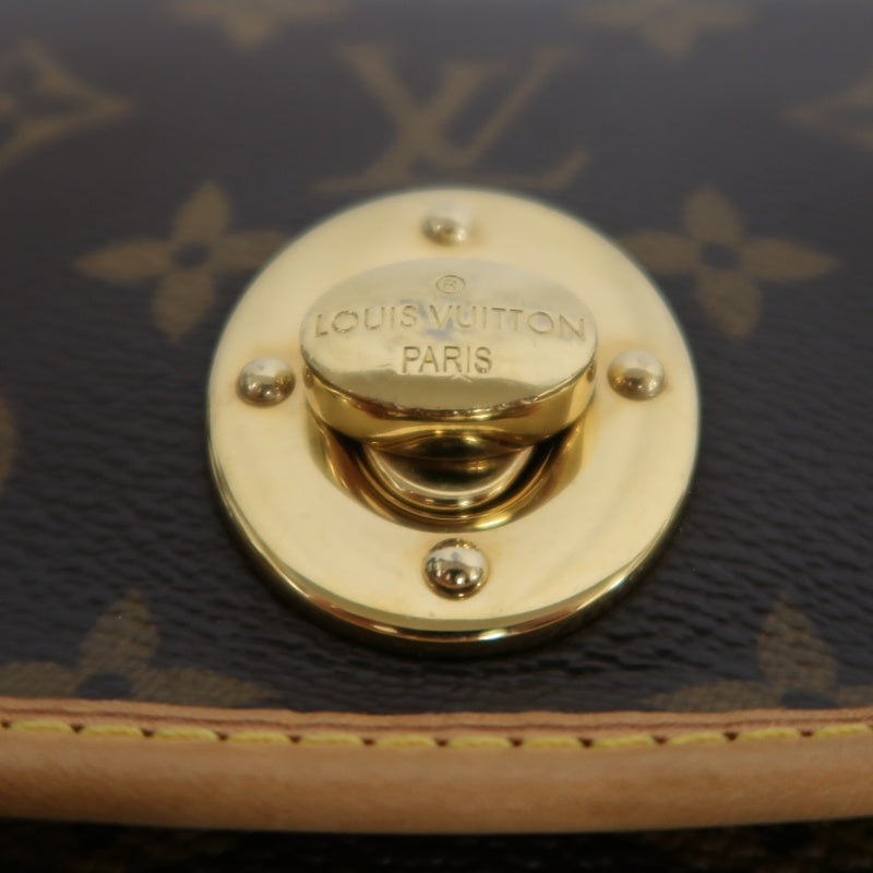 LOUIS VUITTON Monogram Tulum PM Shoulder Bag Brown  Gold Hardware