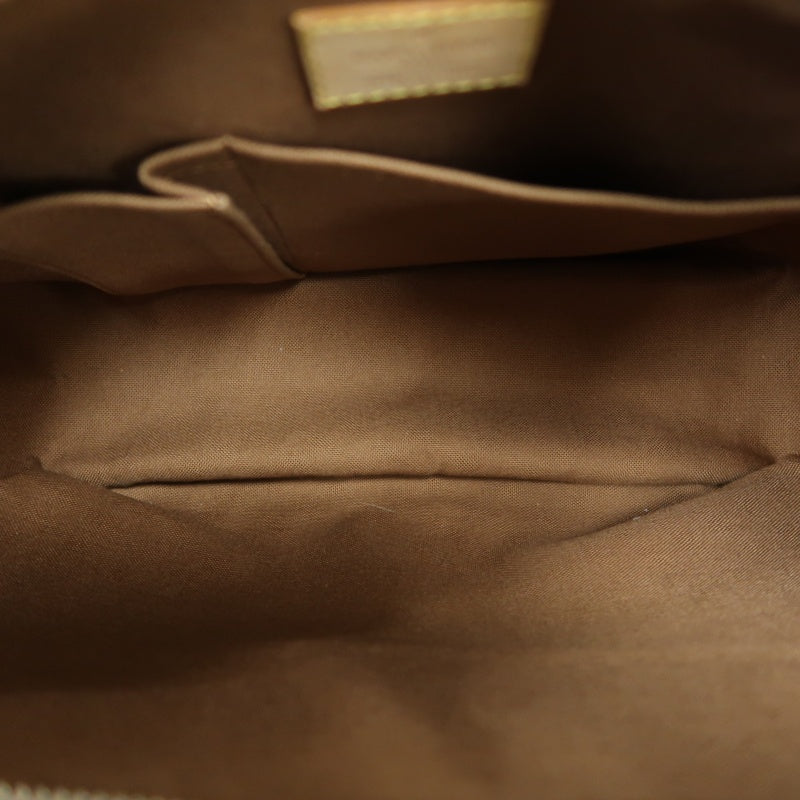 LOUIS VUITTON Monogram Tulum PM Shoulder Bag Brown  Gold Hardware