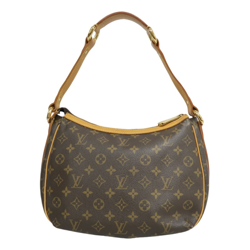 LOUIS VUITTON Monogram Tulum PM Shoulder Bag Brown  Gold Hardware