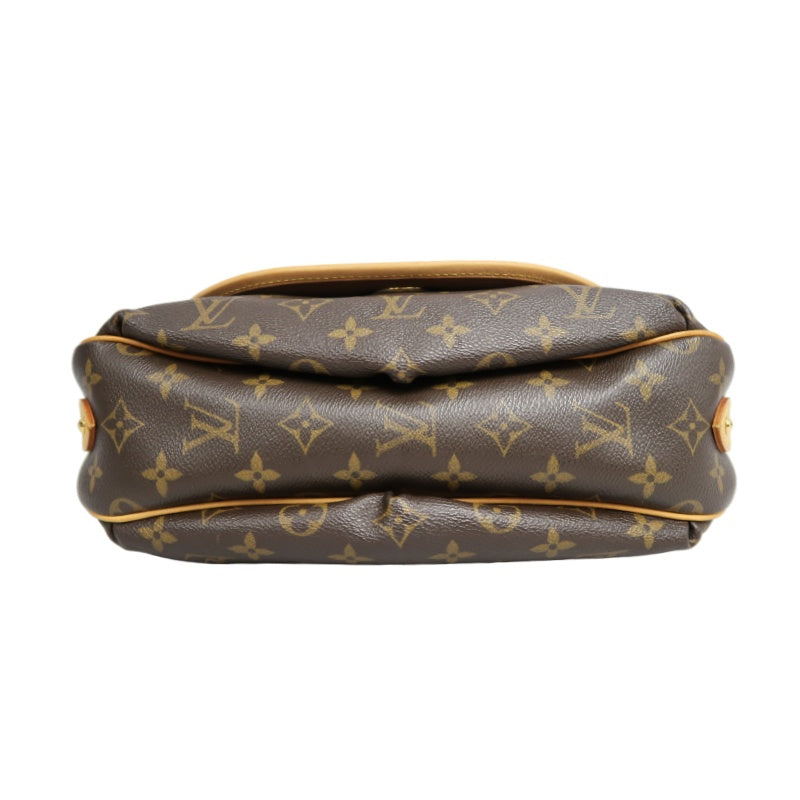LOUIS VUITTON Monogram Tulum PM Shoulder Bag Brown  Gold Hardware