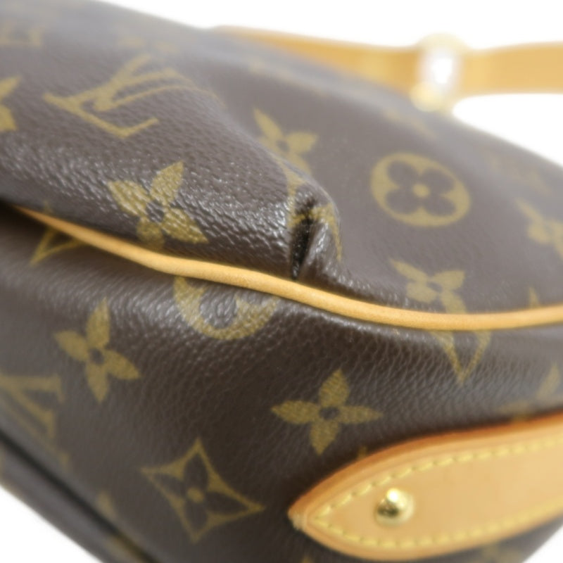 LOUIS VUITTON Monogram Tulum PM Shoulder Bag Brown  Gold Hardware