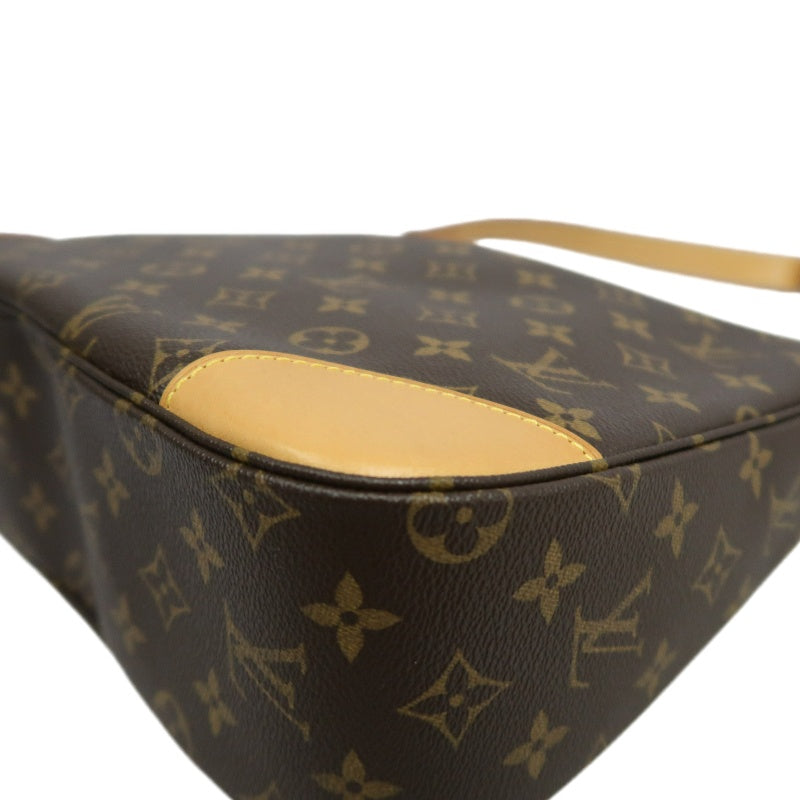 LOUIS VUITTON Monogram Boulogne 30 Shoulder Bag Brown Gold Hardware