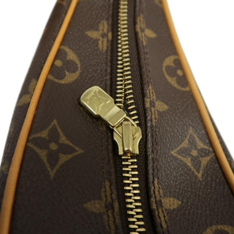 LOUIS VUITTON Monogram Boulogne 30 Shoulder Bag Brown Gold Hardware