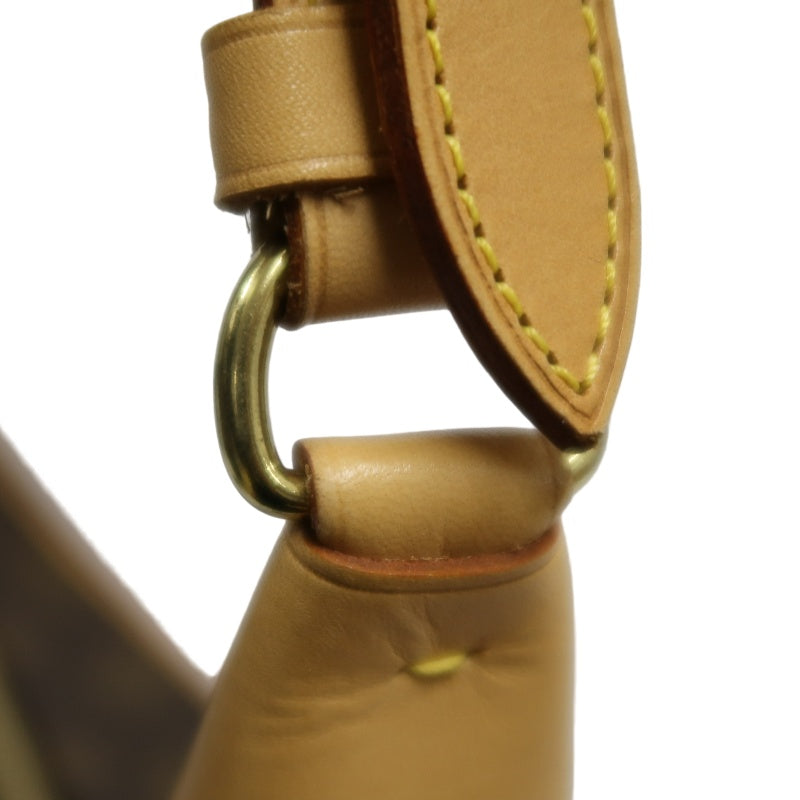 LOUIS VUITTON Monogram Boulogne 30 Shoulder Bag Brown Gold Hardware