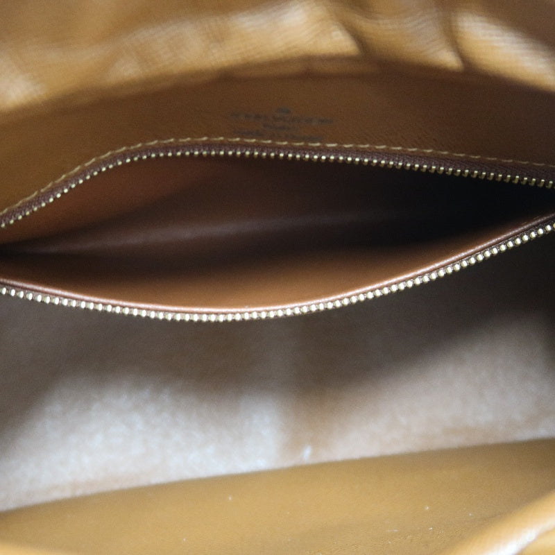 LOUIS VUITTON Monogram Boulogne 30 Shoulder Bag Brown Gold Hardware