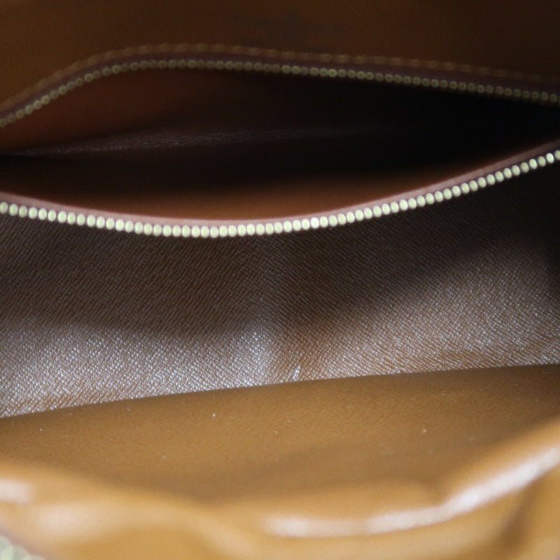 LOUIS VUITTON Monogram Boulogne 30 Shoulder Bag Brown Gold Hardware