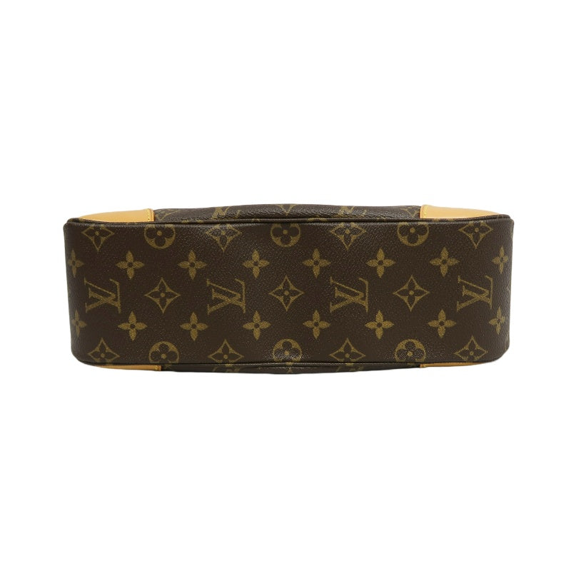 LOUIS VUITTON Monogram Boulogne 30 Shoulder Bag Brown Gold Hardware