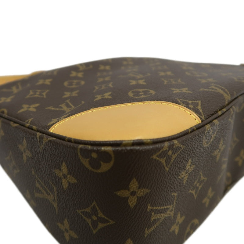 LOUIS VUITTON Monogram Boulogne 30 Shoulder Bag Brown Gold Hardware