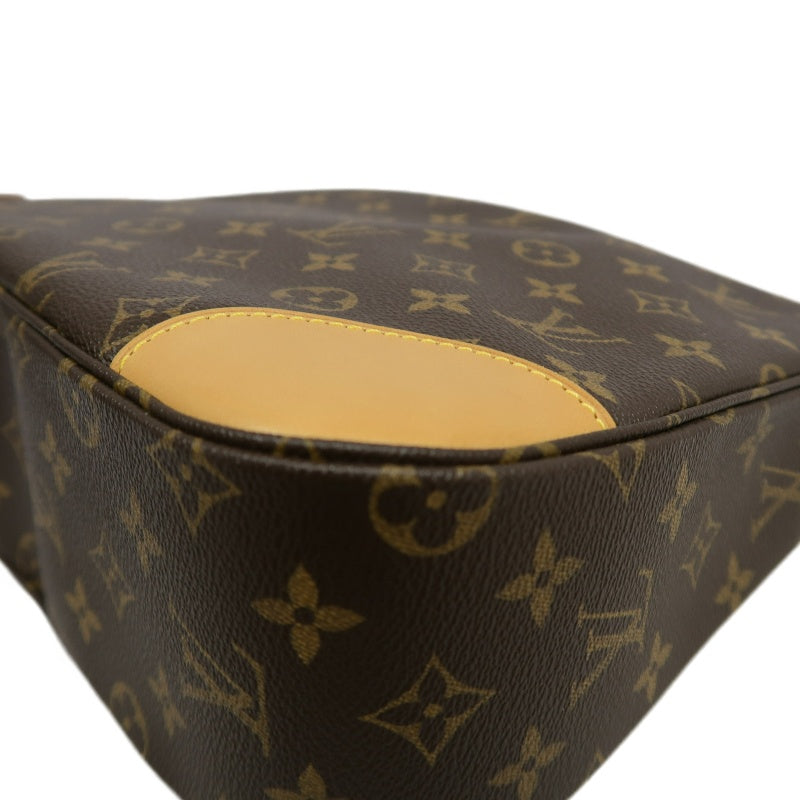 LOUIS VUITTON Monogram Boulogne 30 Shoulder Bag Brown Gold Hardware