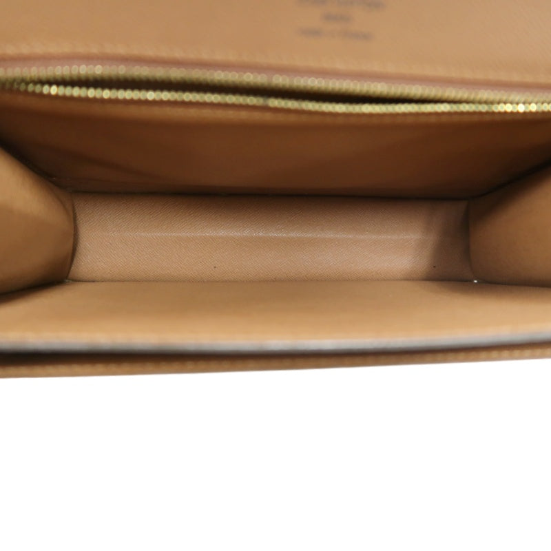 LOUIS VUITTON Monogram Monceau 26 Handbag 2way with Shoulder Strap Brown Gold Hardware