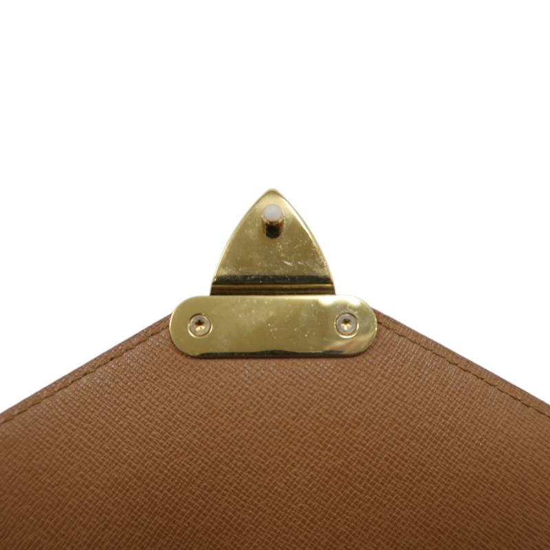 LOUIS VUITTON Monogram Monceau 26 Handbag 2way with Shoulder Strap Brown Gold Hardware