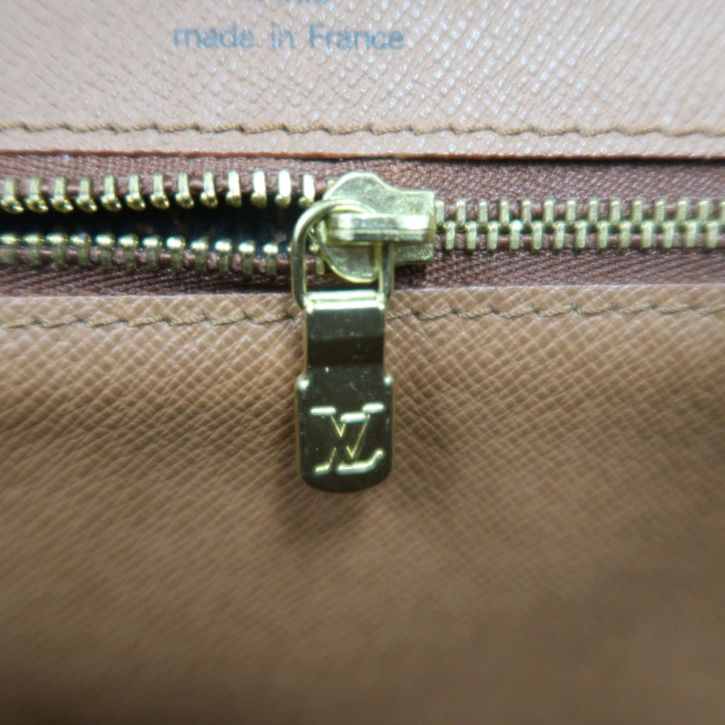LOUIS VUITTON Monogram Monceau 26 Handbag 2way with Shoulder Strap Brown Gold Hardware