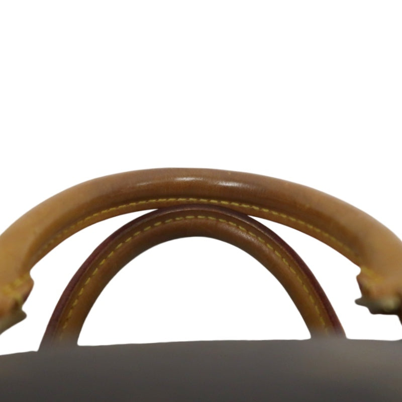 LOUIS VUITTON Monogram Speedy 25 Handbag Brown  Gold Hardware