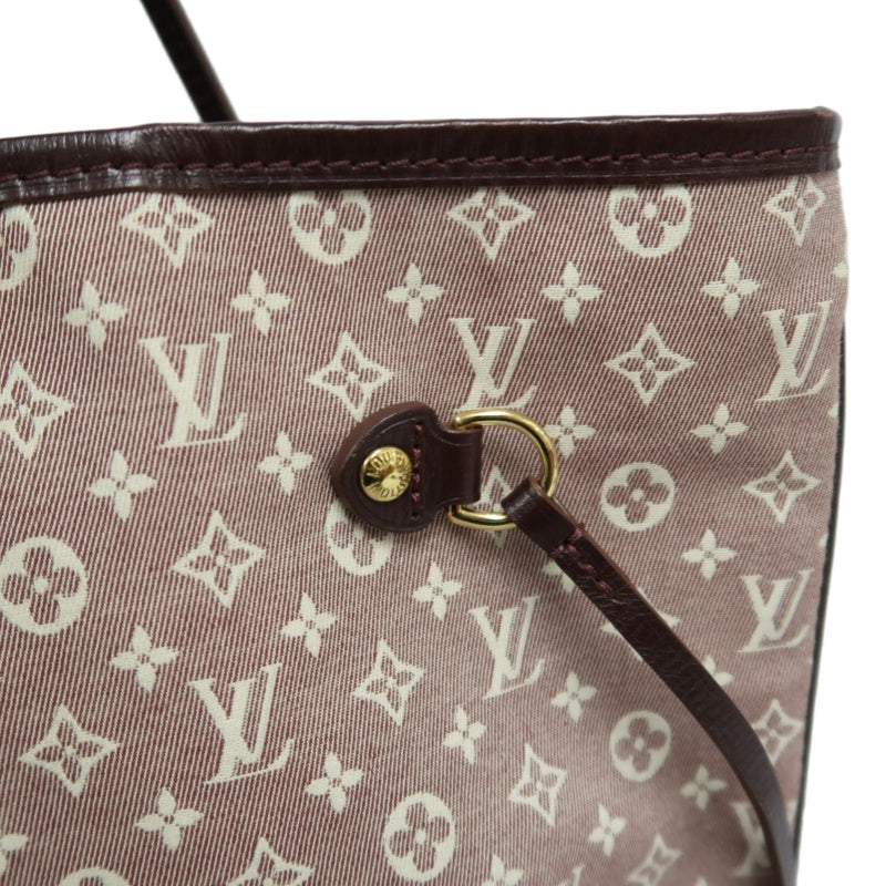 LOUIS VUITTON Monogram Idylle Neverfull MM Tote Bag Canvas pinkGold Hardware
