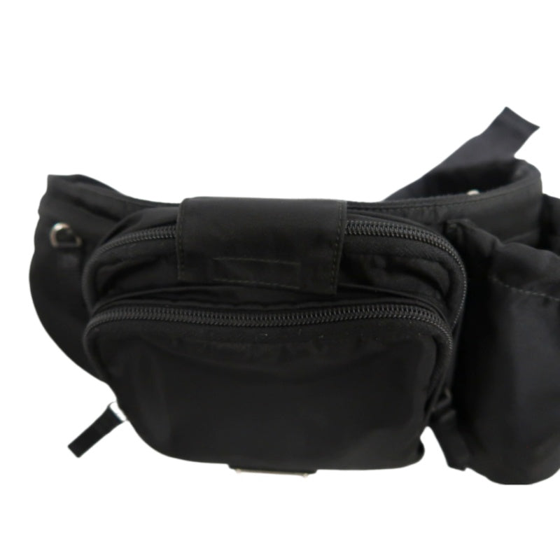 PRADA　bodyBag Nylon Black Silver Hardware Guarantee card