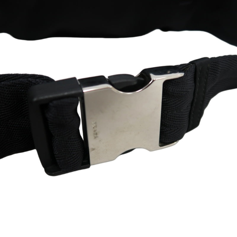 PRADA　bodyBag Nylon Black Silver Hardware Guarantee card