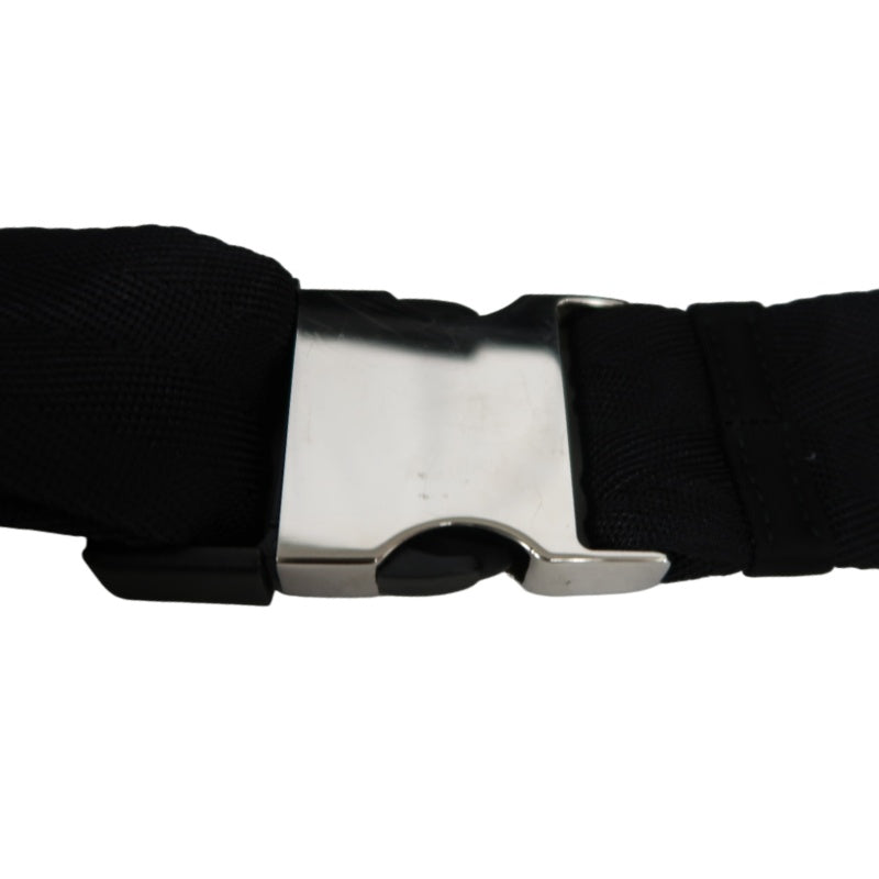 PRADA　bodyBag Nylon Black Silver Hardware Guarantee card