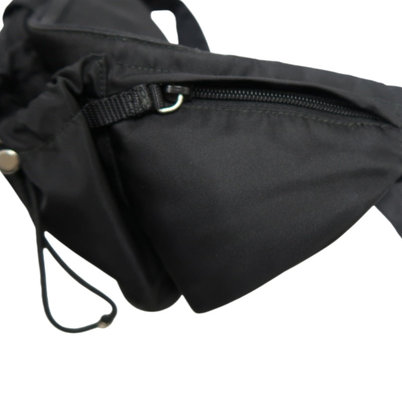 PRADA　bodyBag Nylon Black Silver Hardware Guarantee card