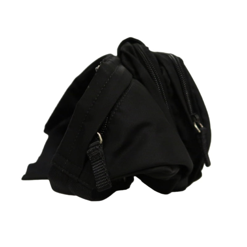PRADA　bodyBag Nylon Black Silver Hardware Guarantee card