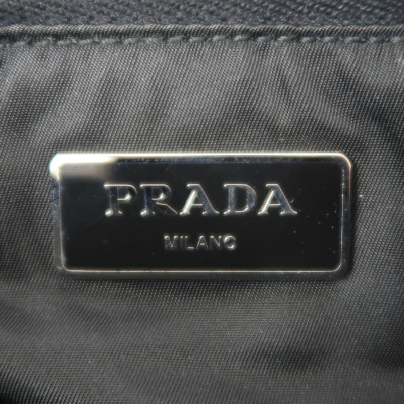 PRADA　bodyBag Nylon Black Silver Hardware Guarantee card