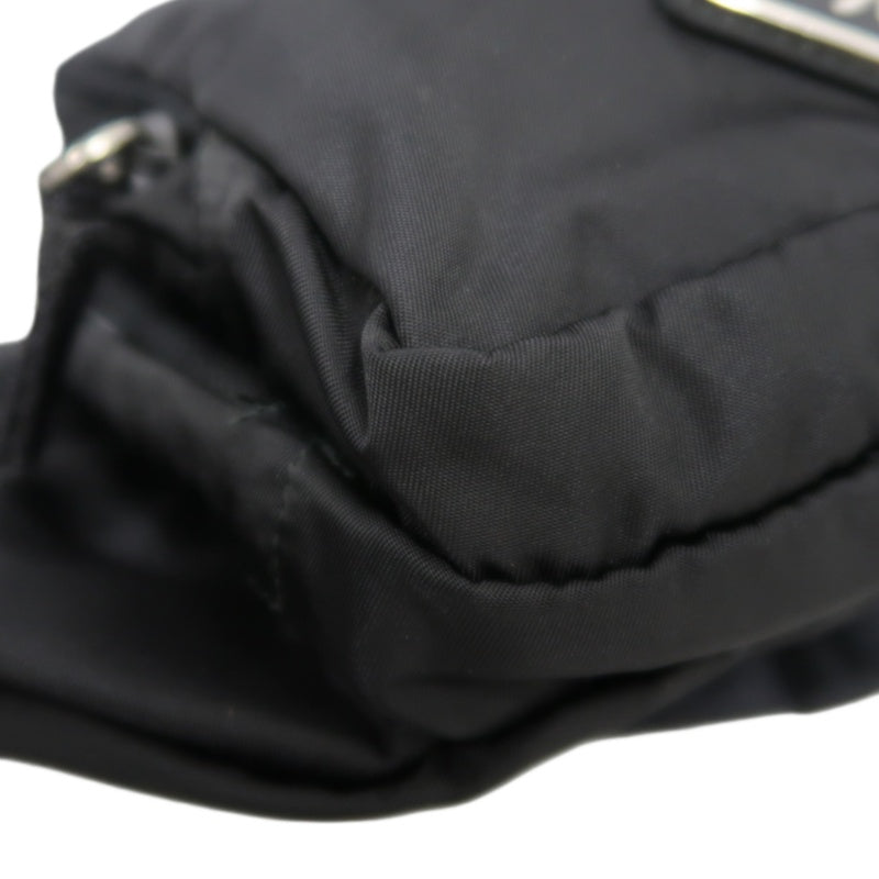 PRADA　bodyBag Nylon Black Silver Hardware Guarantee card