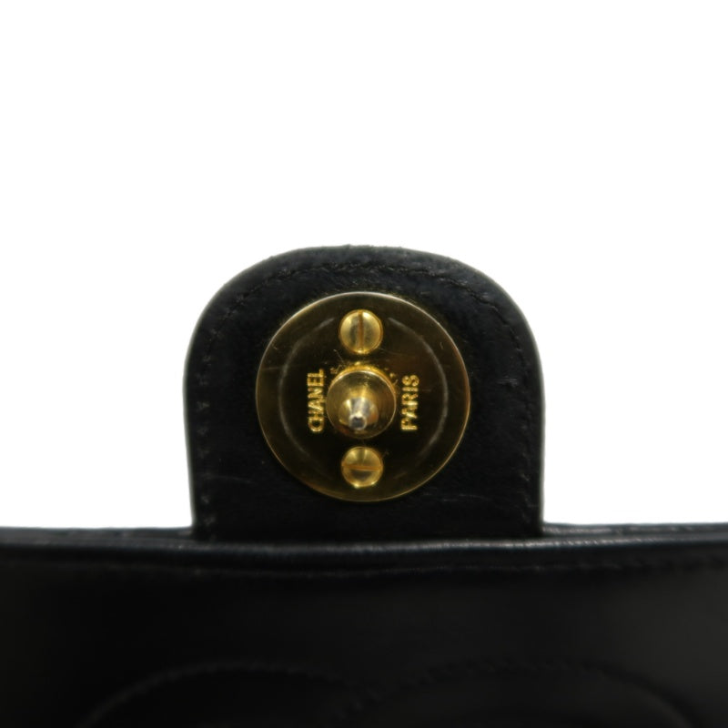 CHANEL Matelasse Chain Shoulder Bag lambskin　Black Gold Hardware CC Logo