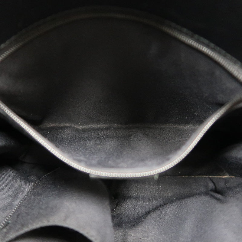 GUCCI GG Canvas Shoulder Bag Crossbody   Black Silver Hardware