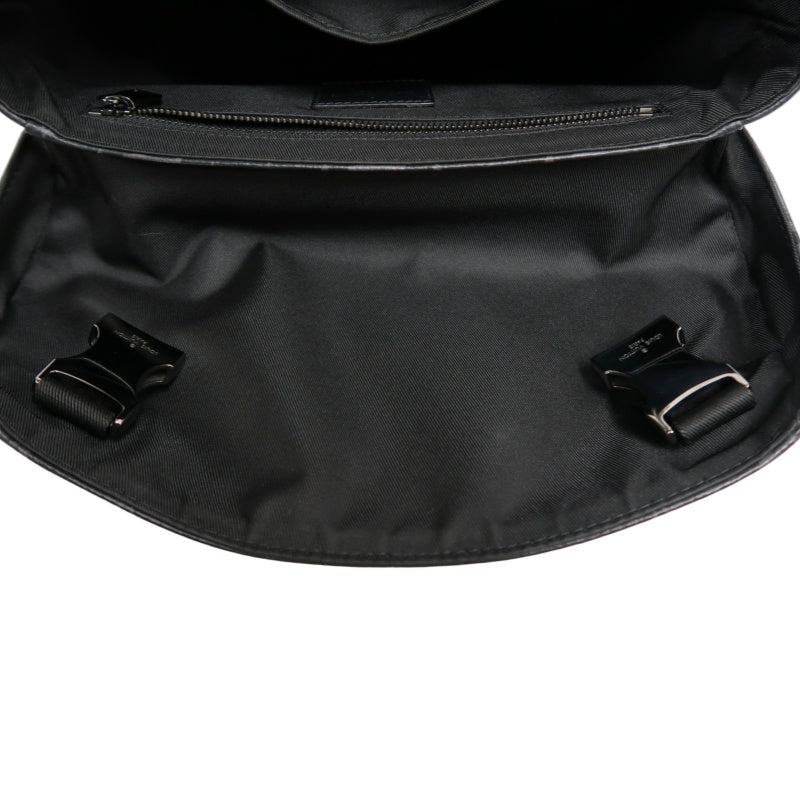 LOUIS VUITTON LV Voyageur Monogram Eclipse Messenger Shoulder Bag Black PVC