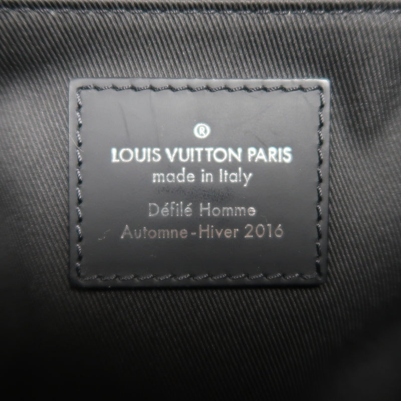 LOUIS VUITTON LV Voyageur Monogram Eclipse Messenger Shoulder Bag Black PVC