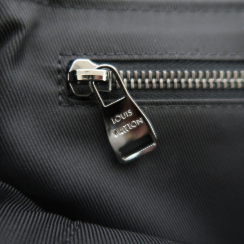 LOUIS VUITTON LV Voyageur Monogram Eclipse Messenger Shoulder Bag Black PVC