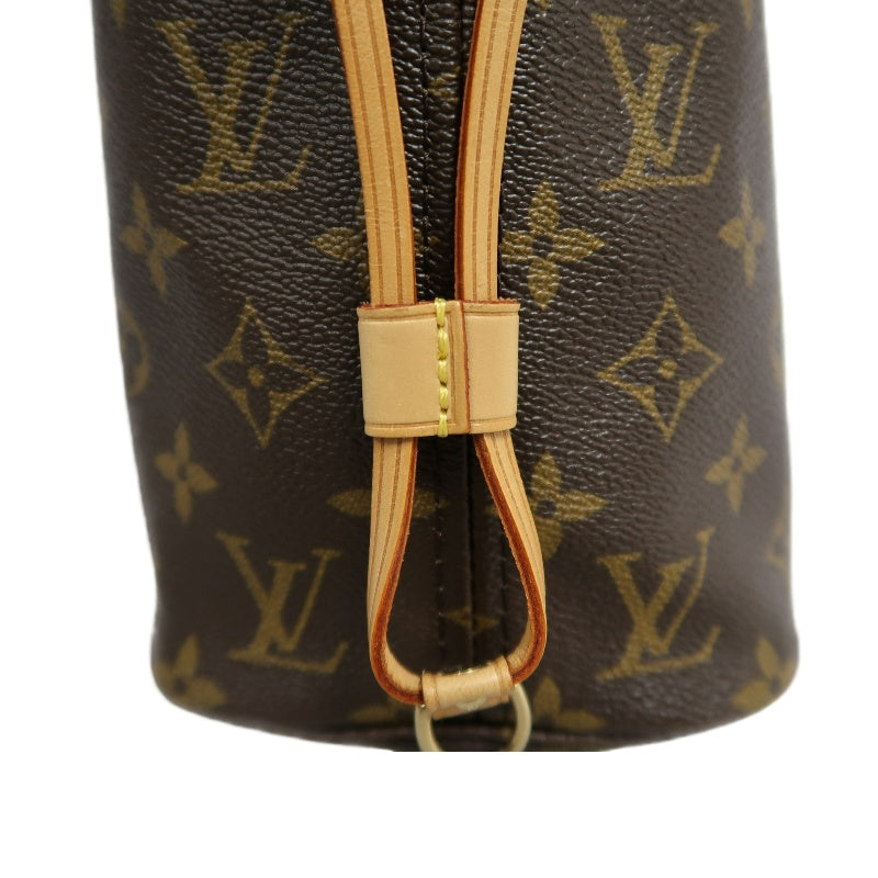 LOUIS VUITTON Monogram Neverfull PM Tote Bag brown　Gold Hardware